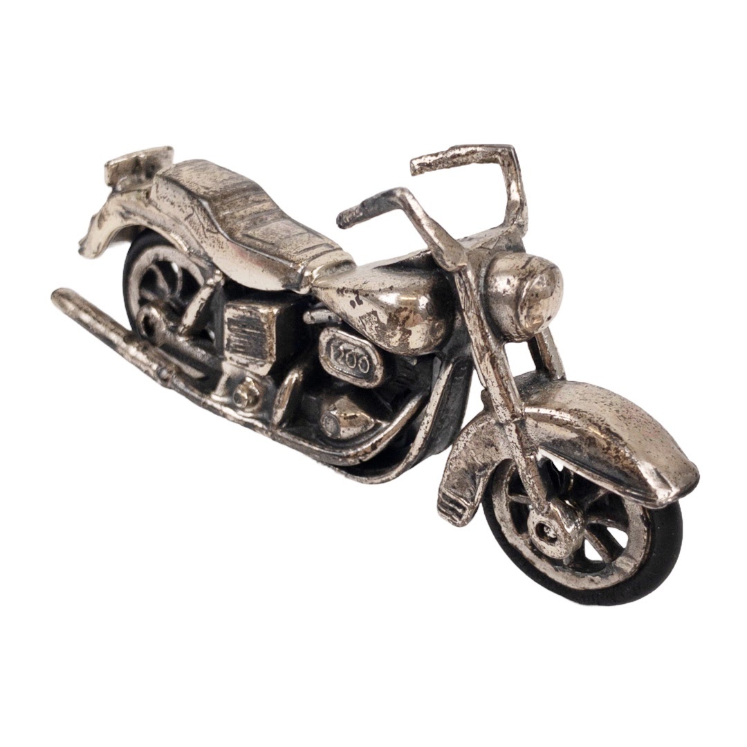 Sterling Silver Harley Davidson Motorcycle