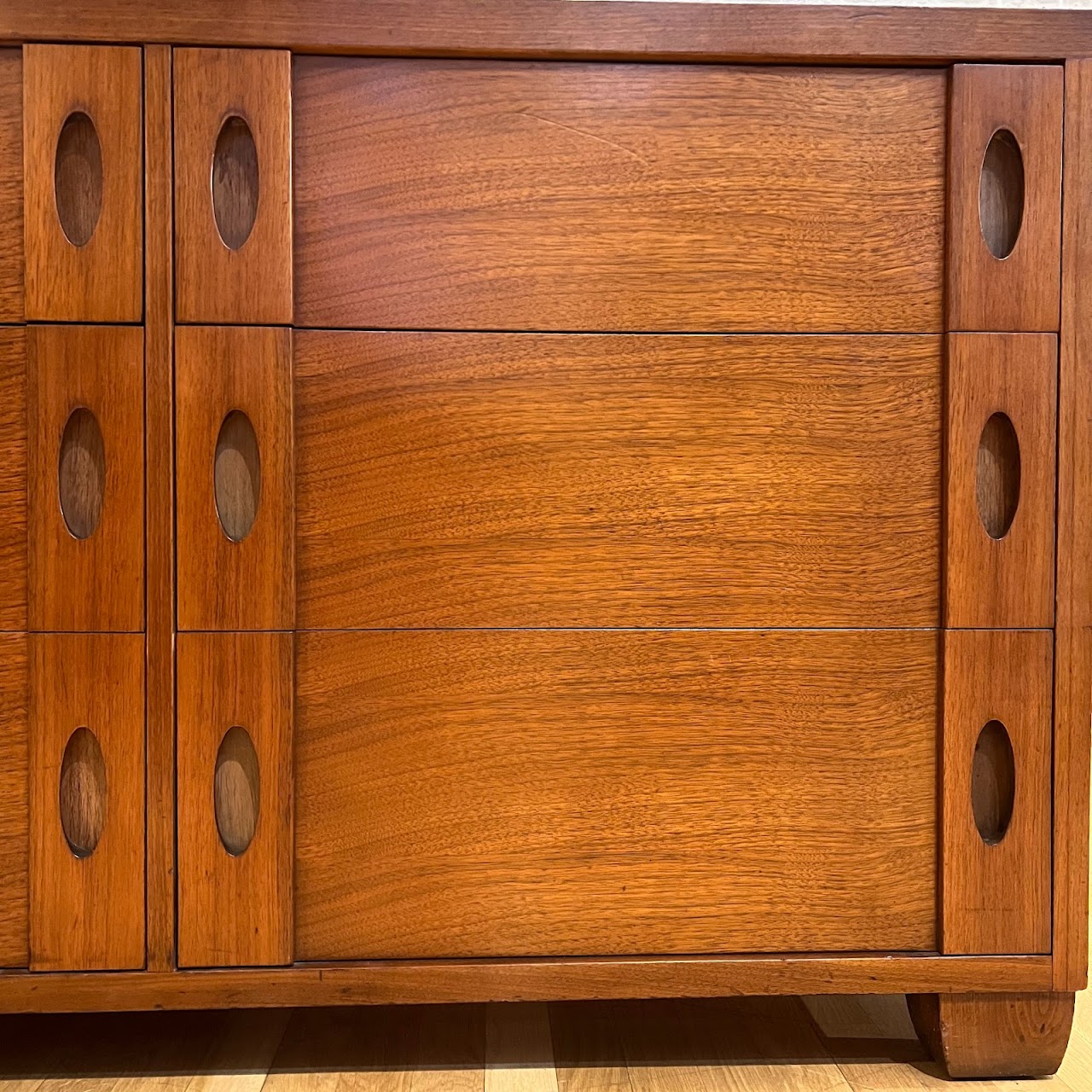 Mid-Century Modern Teak Double Dresser