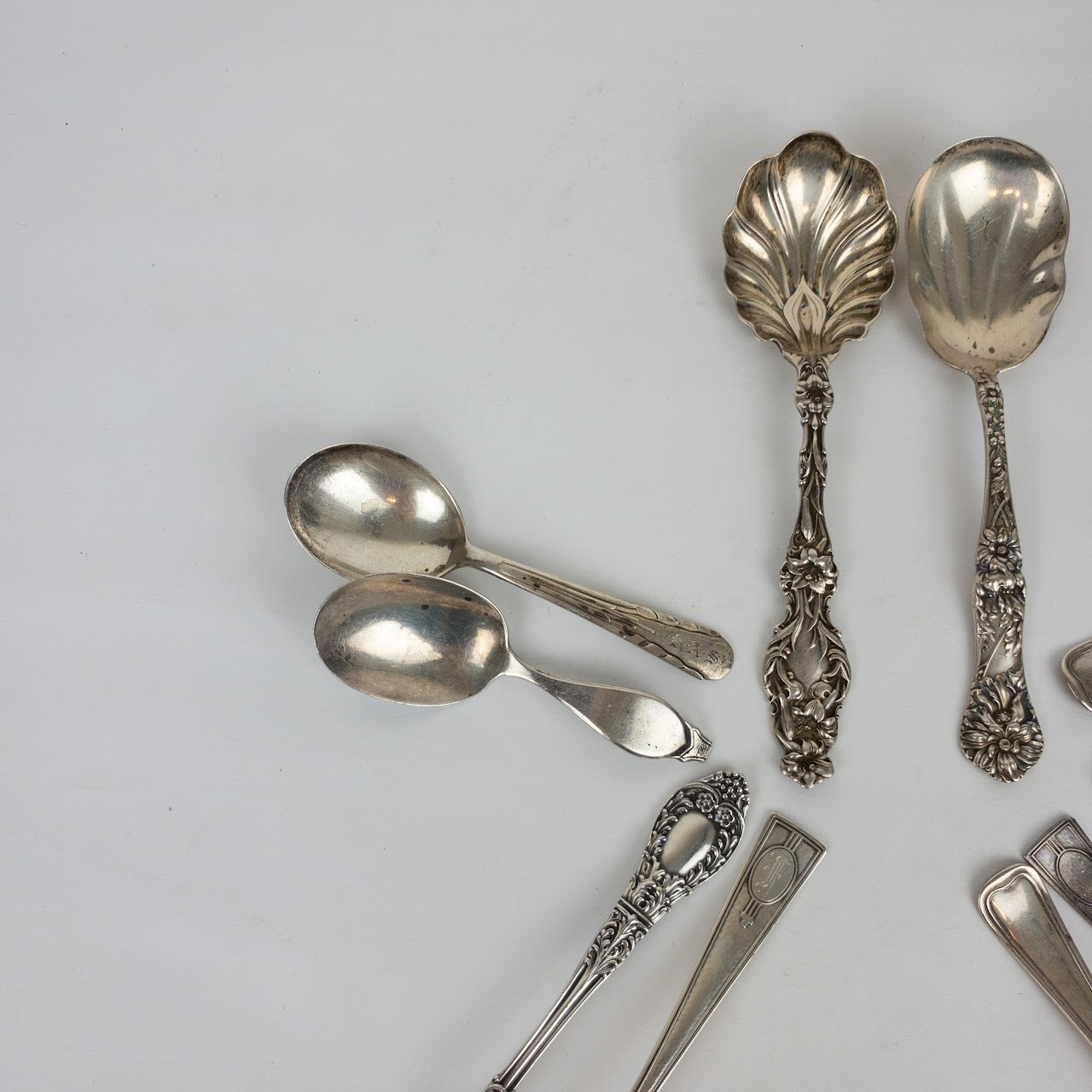 Sterling Silver Mixed Spoon Lot