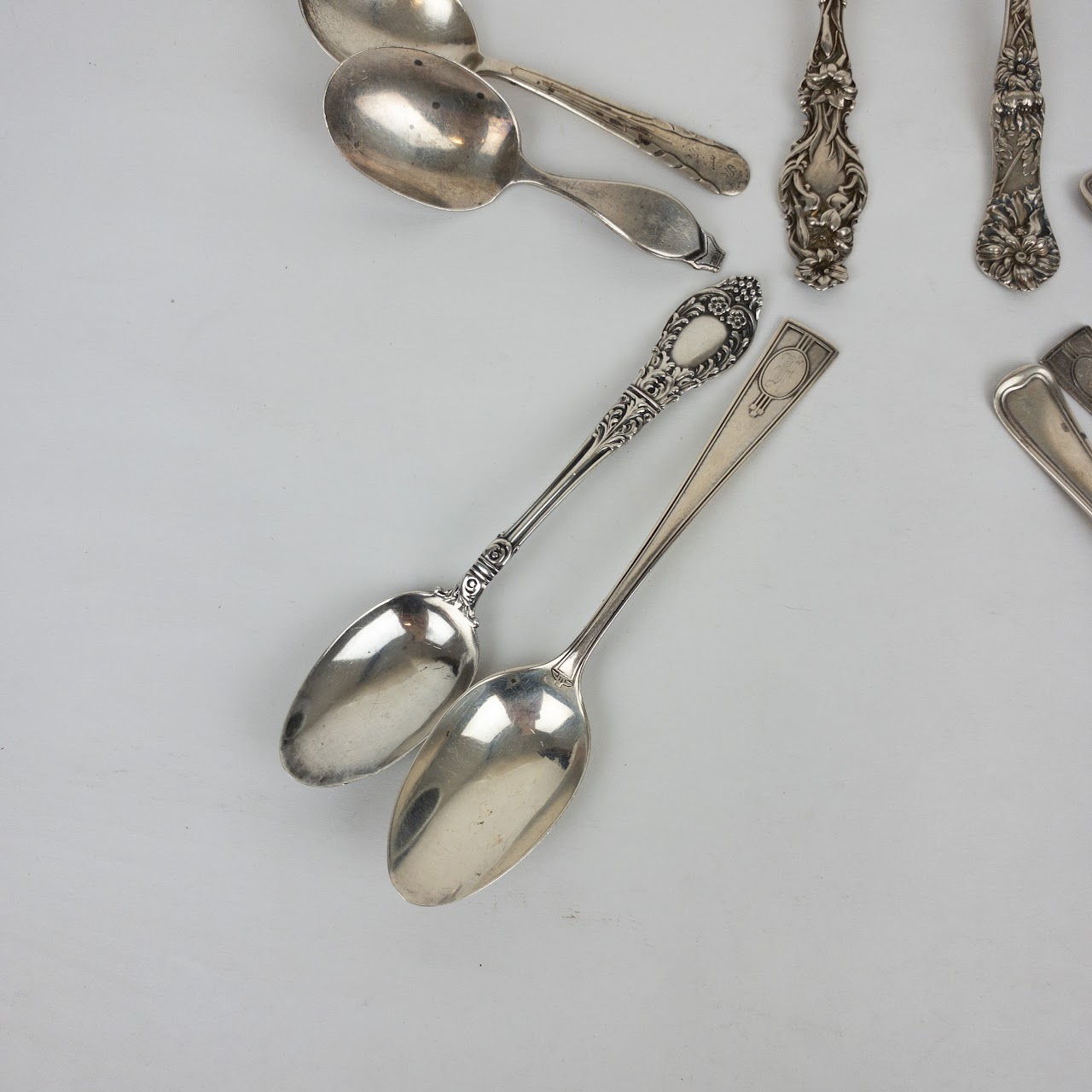 Sterling Silver Mixed Spoon Lot