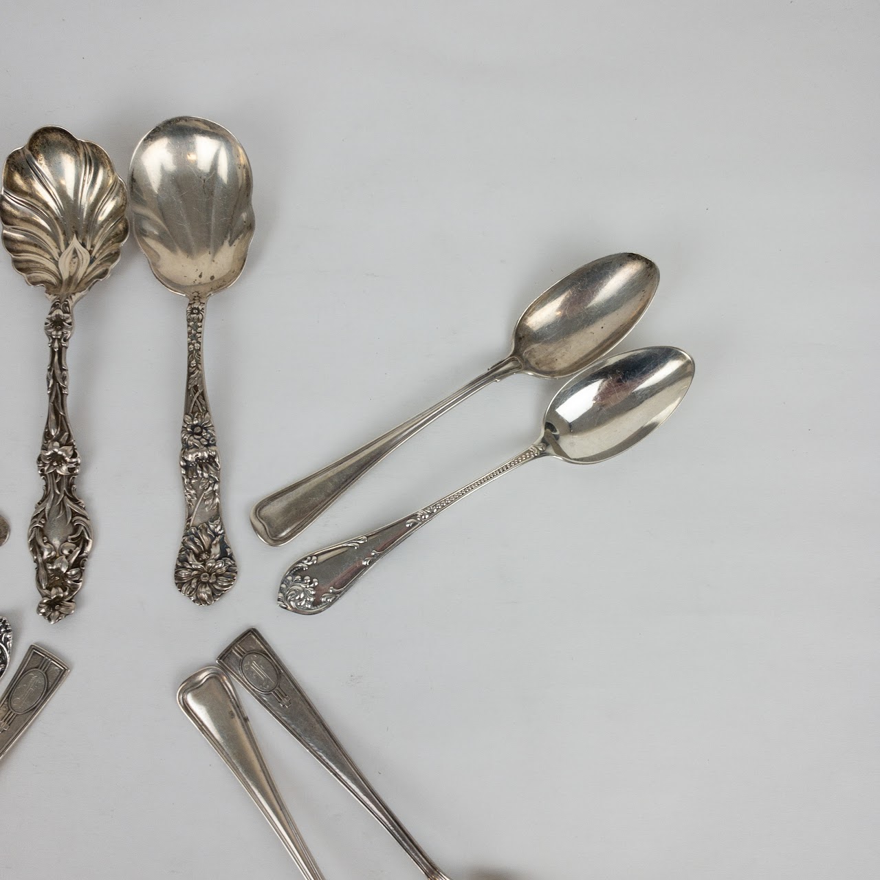 Sterling Silver Mixed Spoon Lot