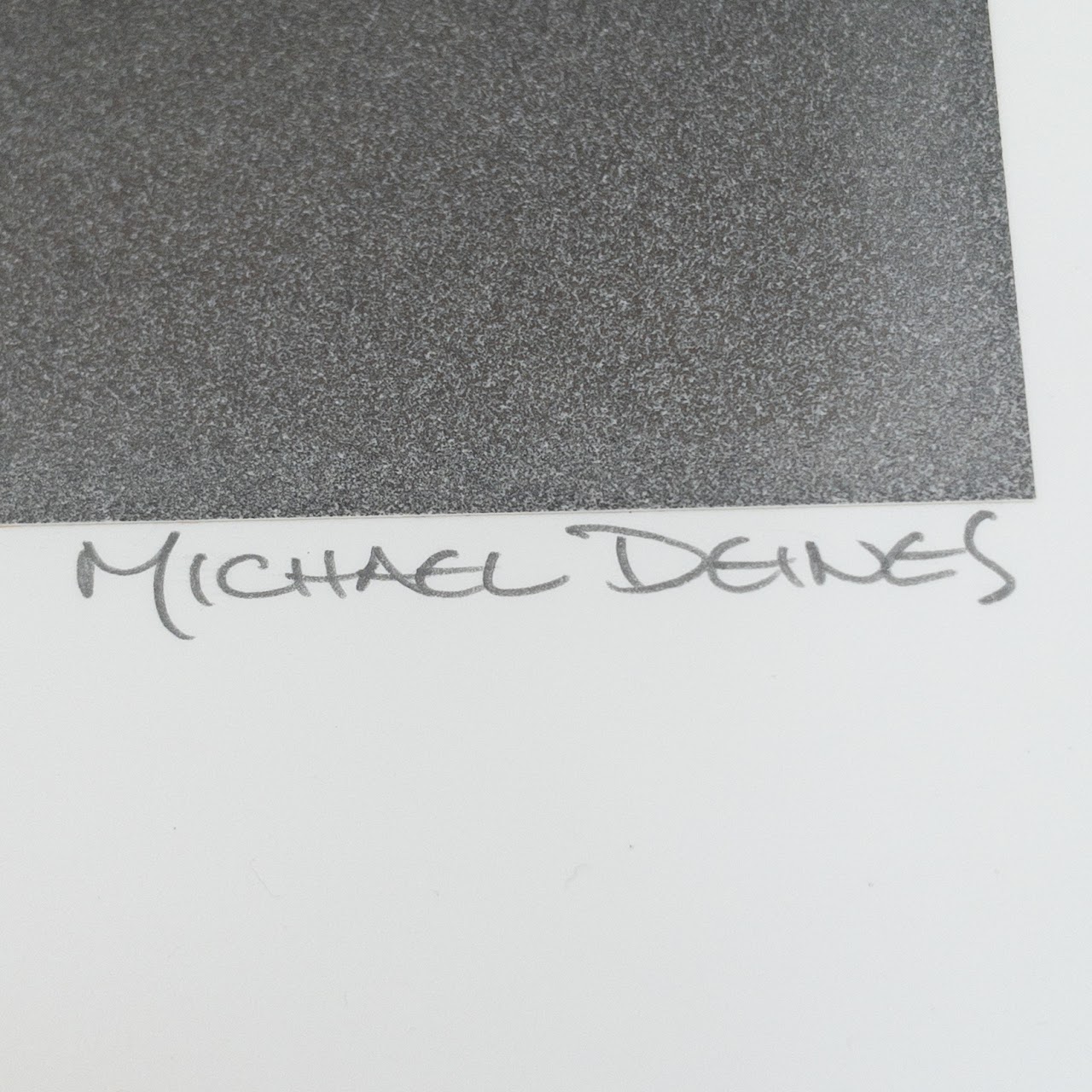 Michael Deines 'Solitude' Signed Photograph