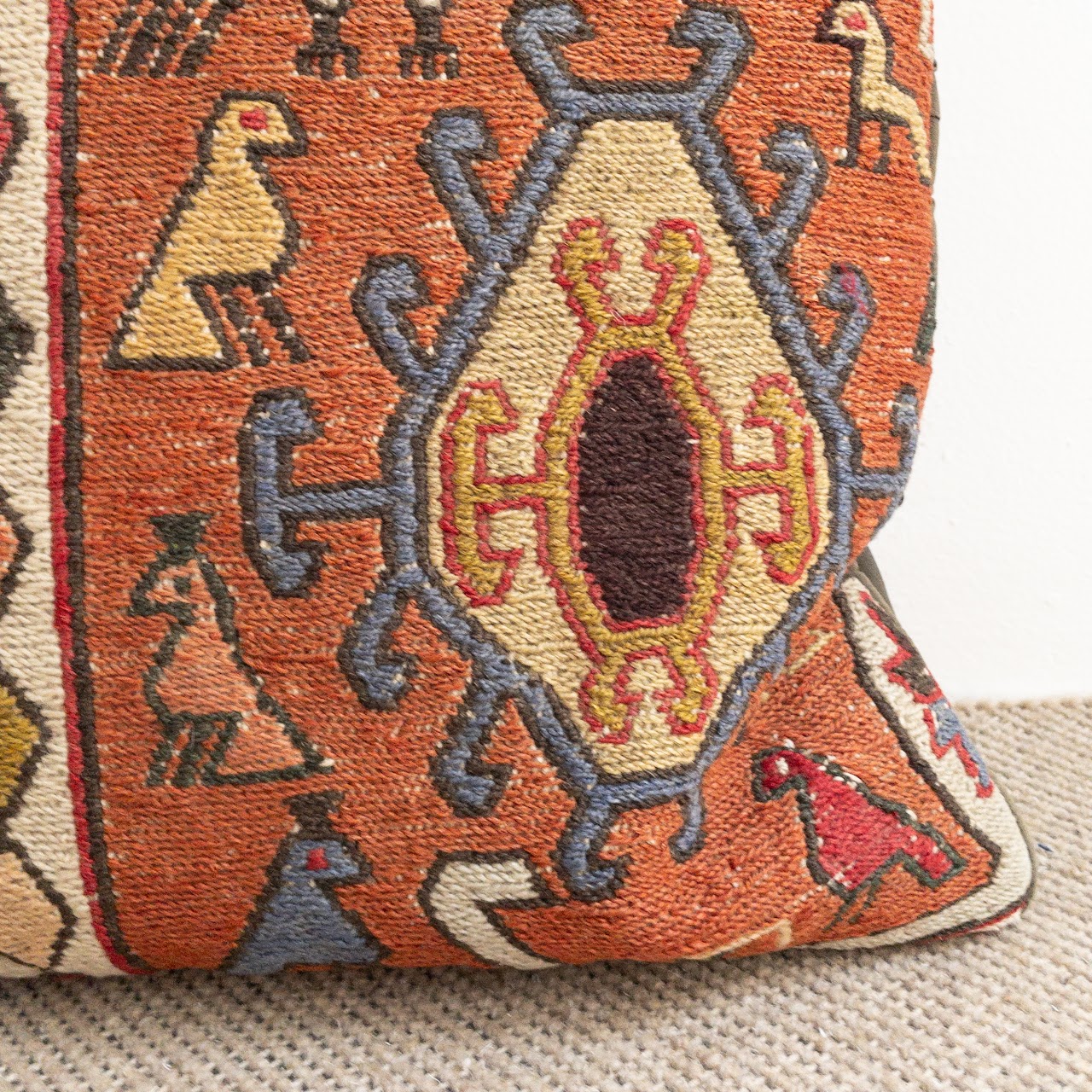 Turkish Kilim Throw Pillow Pair