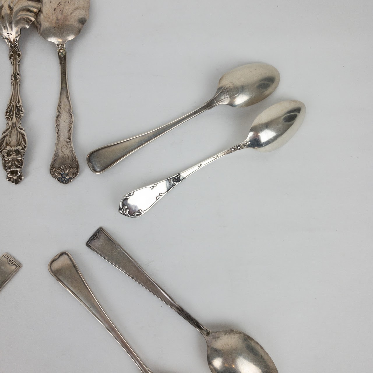 Sterling Silver Mixed Spoon Lot