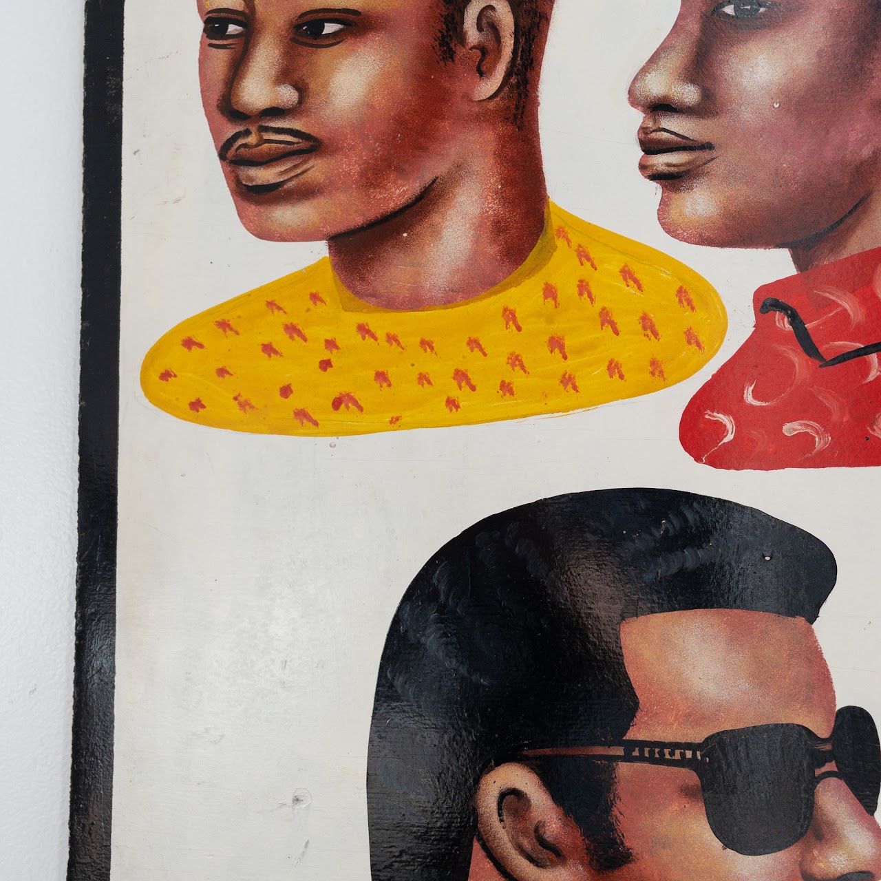 Nigerian Vintage Hand Painted Barber Shop Sign