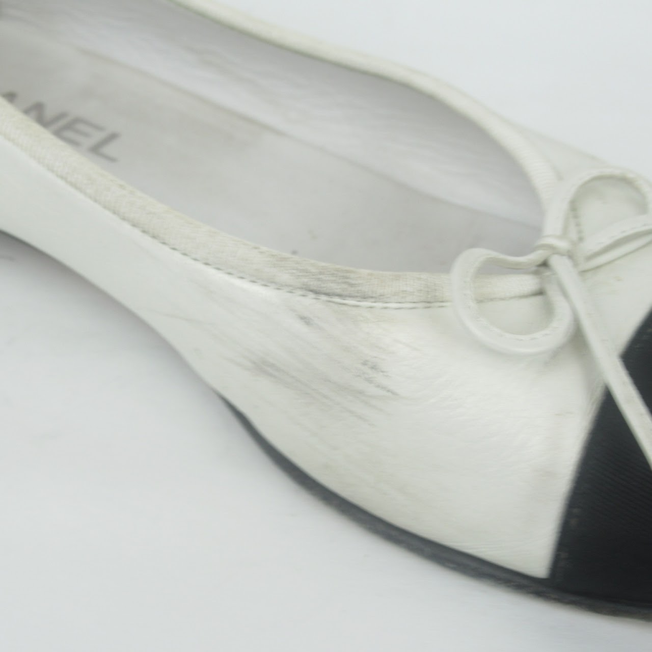 Chanel B&W Ballet Flats