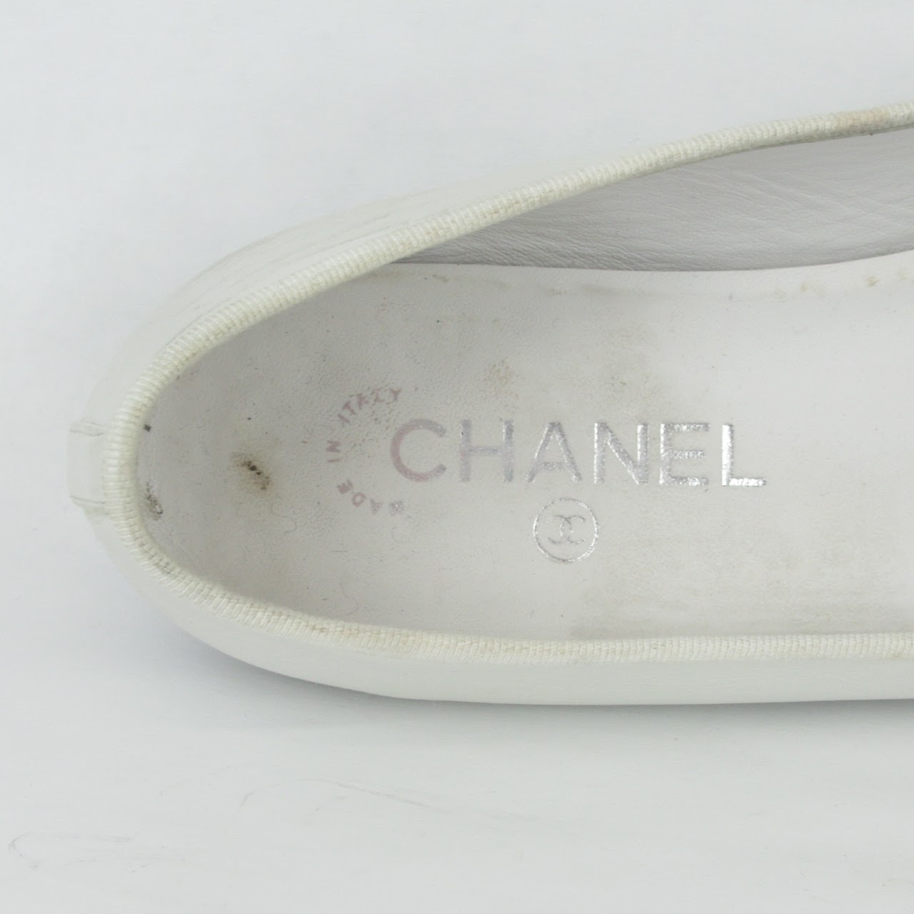 Chanel B&W Ballet Flats