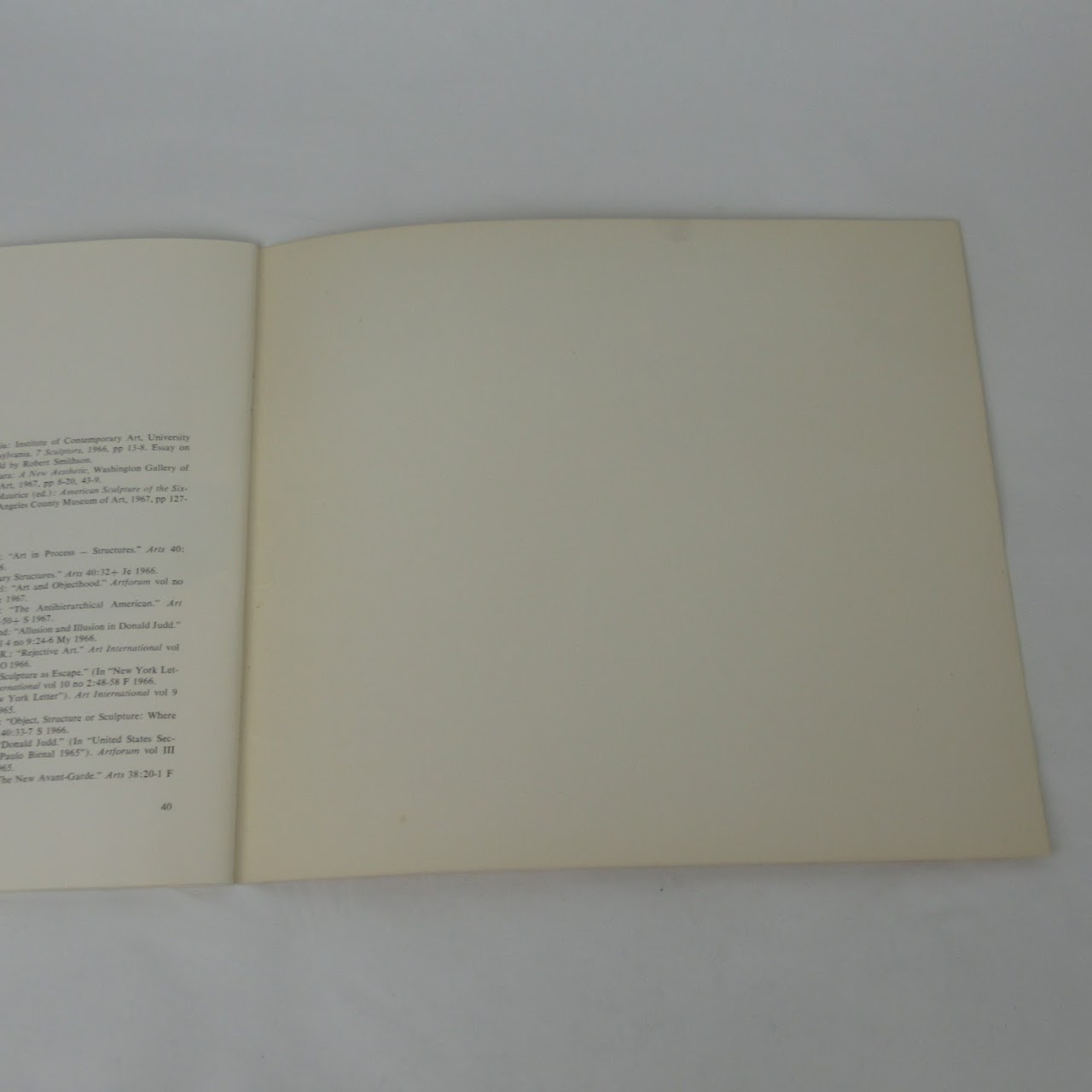 Donald Judd RARE 1968 Whitney Museum Exhibition Catalogue