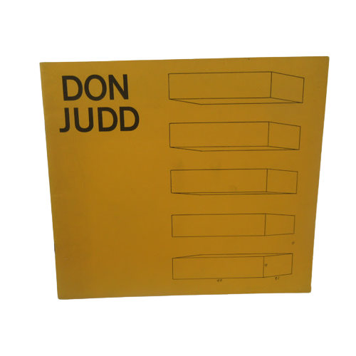 Donald Judd RARE 1968 Whitney Museum Exhibition Catalogue