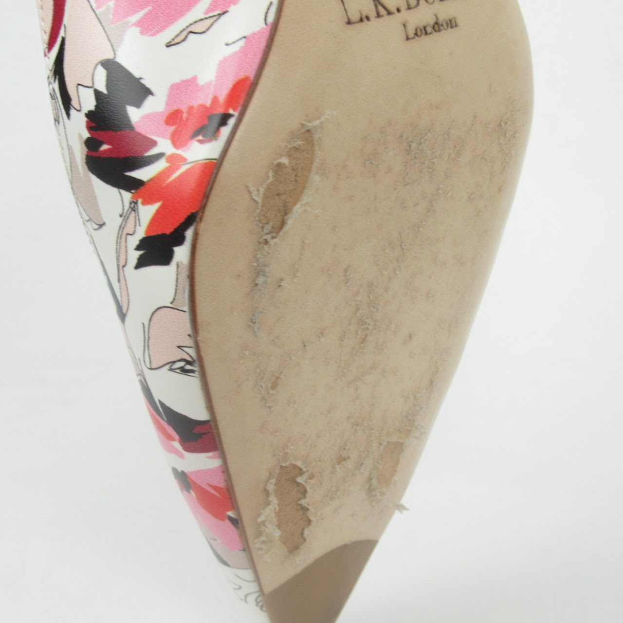 L. K . Bennett London Floral Slingbacks