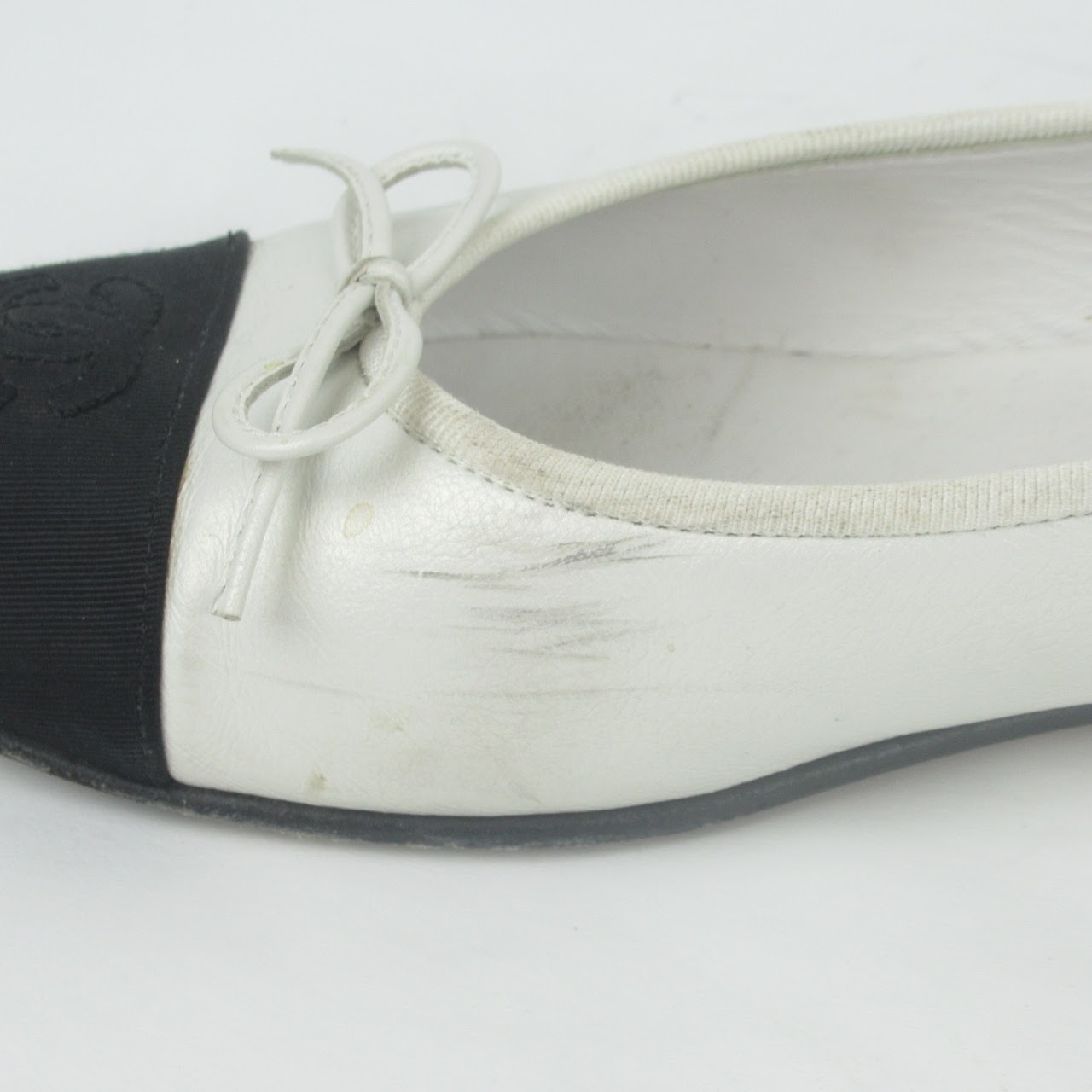 Chanel B&W Ballet Flats