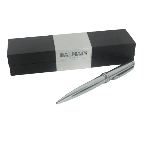 Balmain Chrome Ballpoint Pen