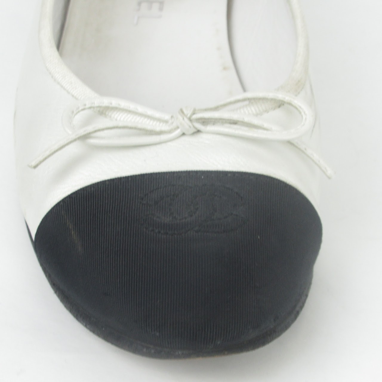 Chanel B&W Ballet Flats