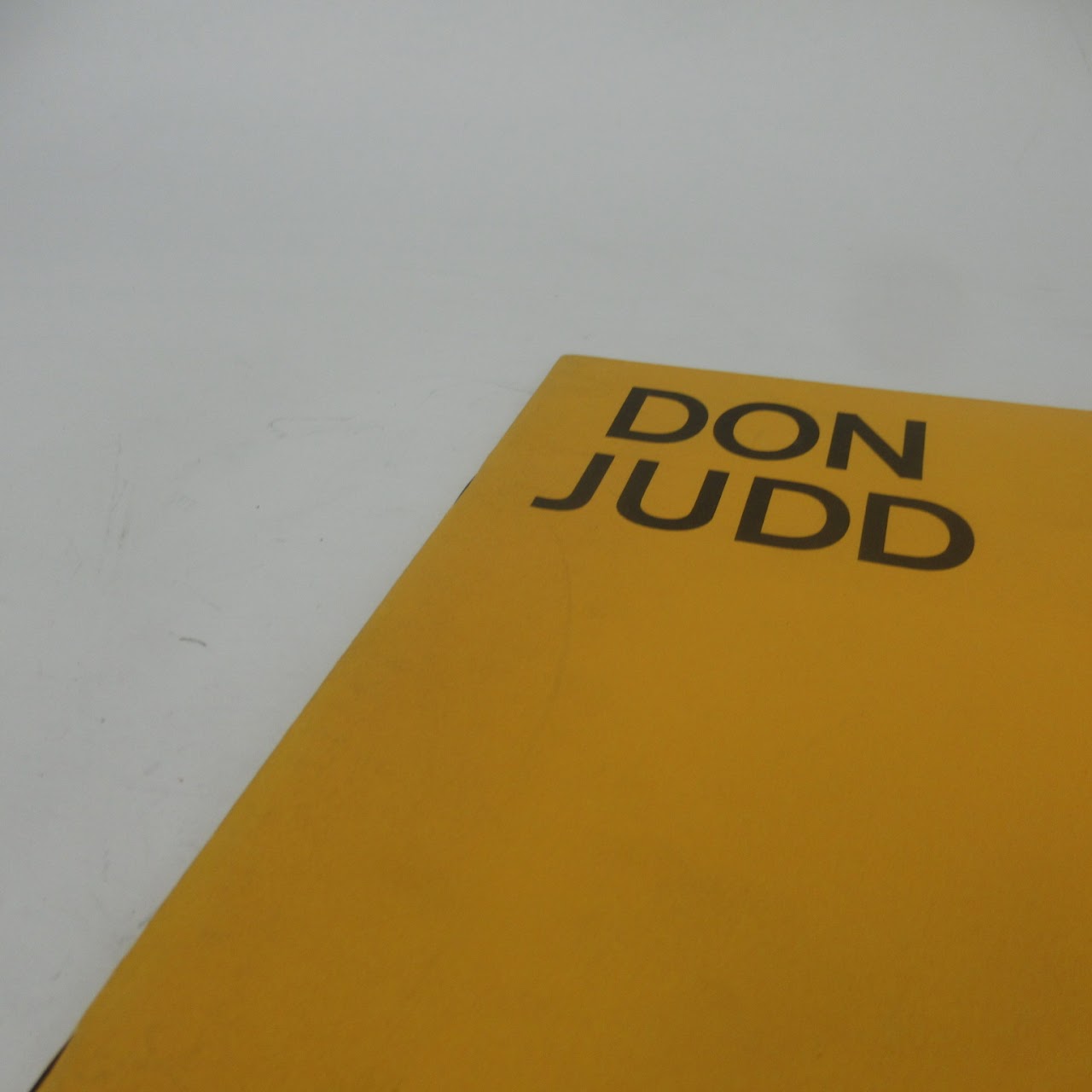 Donald Judd RARE 1968 Whitney Museum Exhibition Catalogue