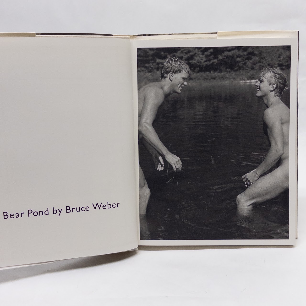 Bruce Weber 'Bear Pond' First Edition Monograph