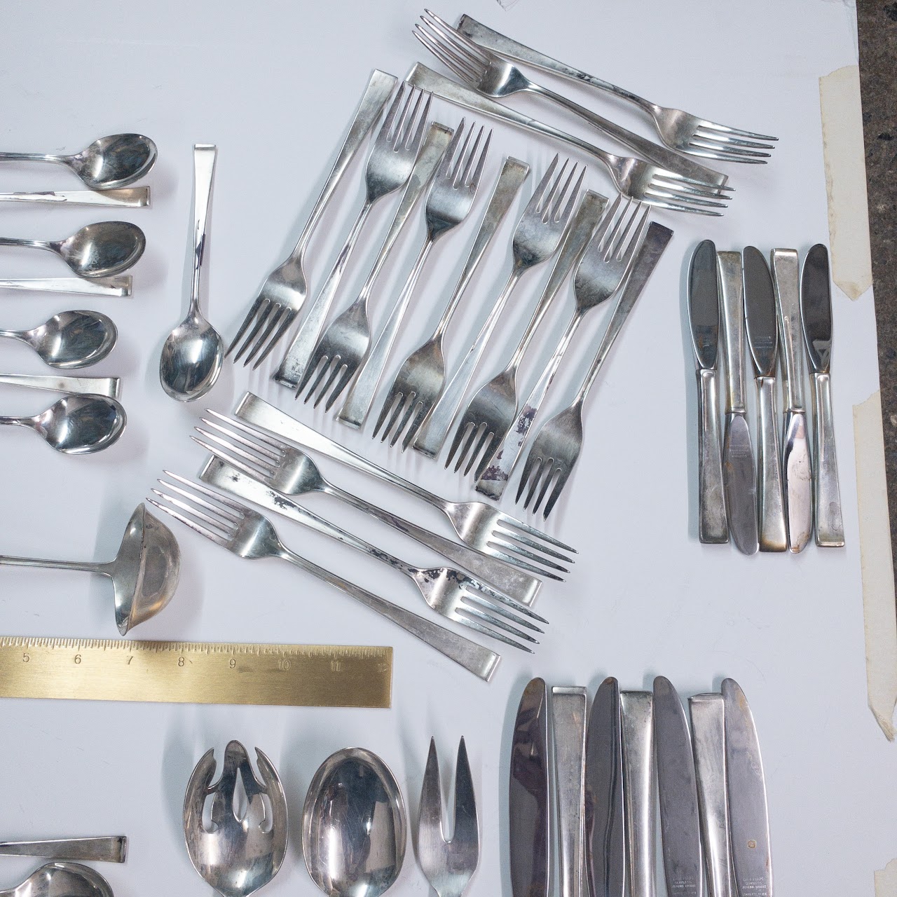 Sterling Silver 4 Piece Flatware Set & Extras