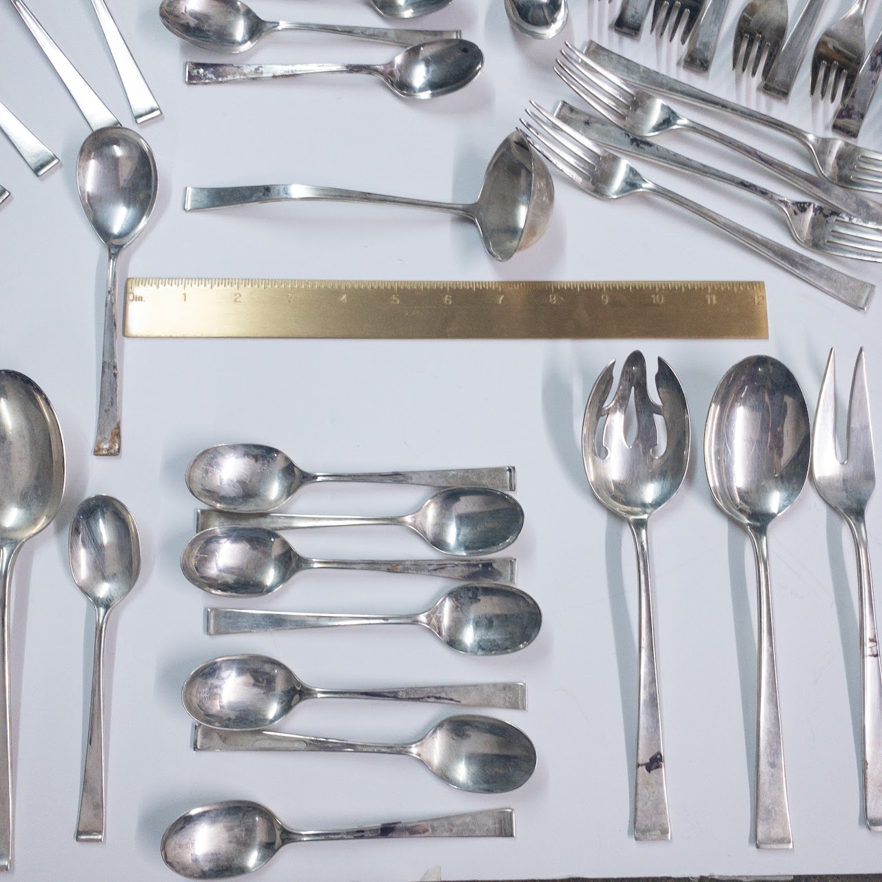 Sterling Silver 4 Piece Flatware Set & Extras