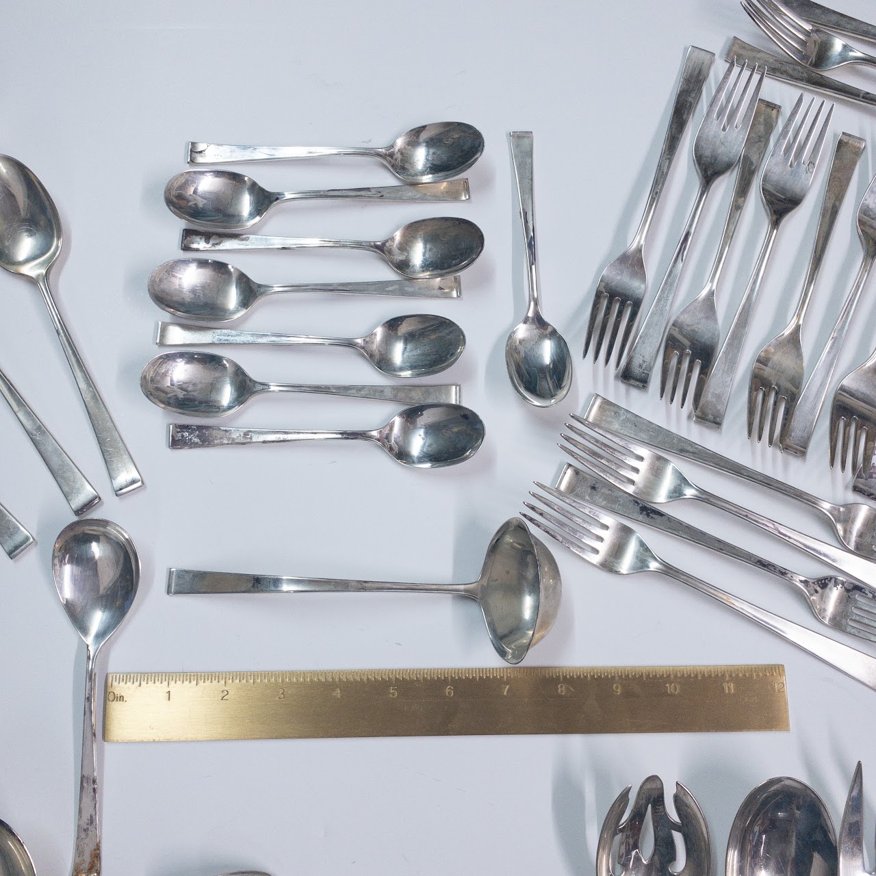 Sterling Silver 4 Piece Flatware Set & Extras