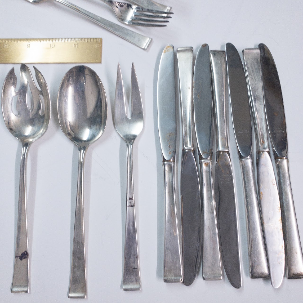 Sterling Silver 4 Piece Flatware Set & Extras