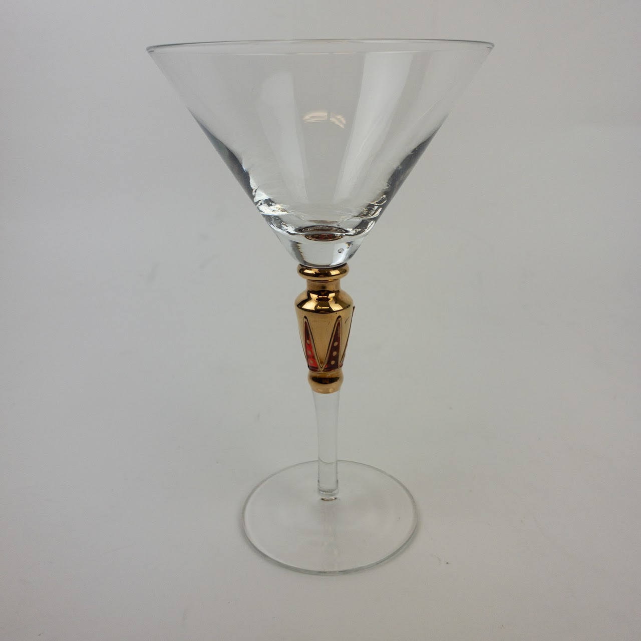 Art Glass Martini Trio