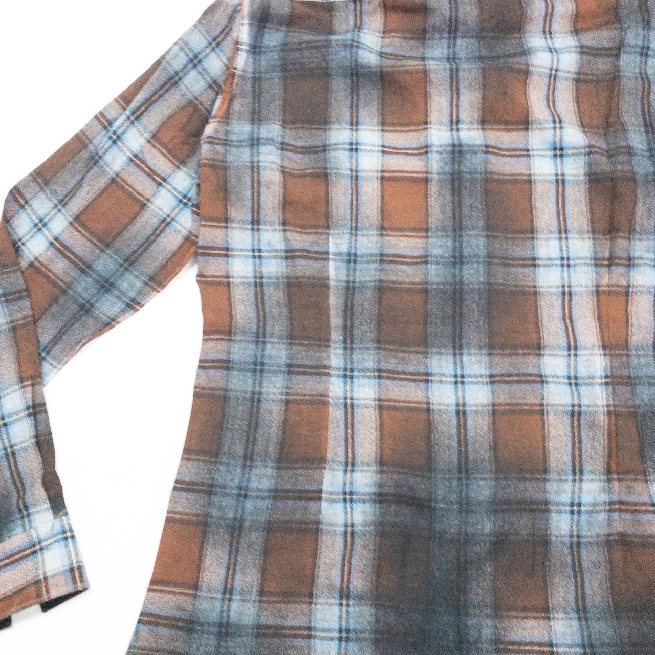 Lanvn Wool Plaid Shirt