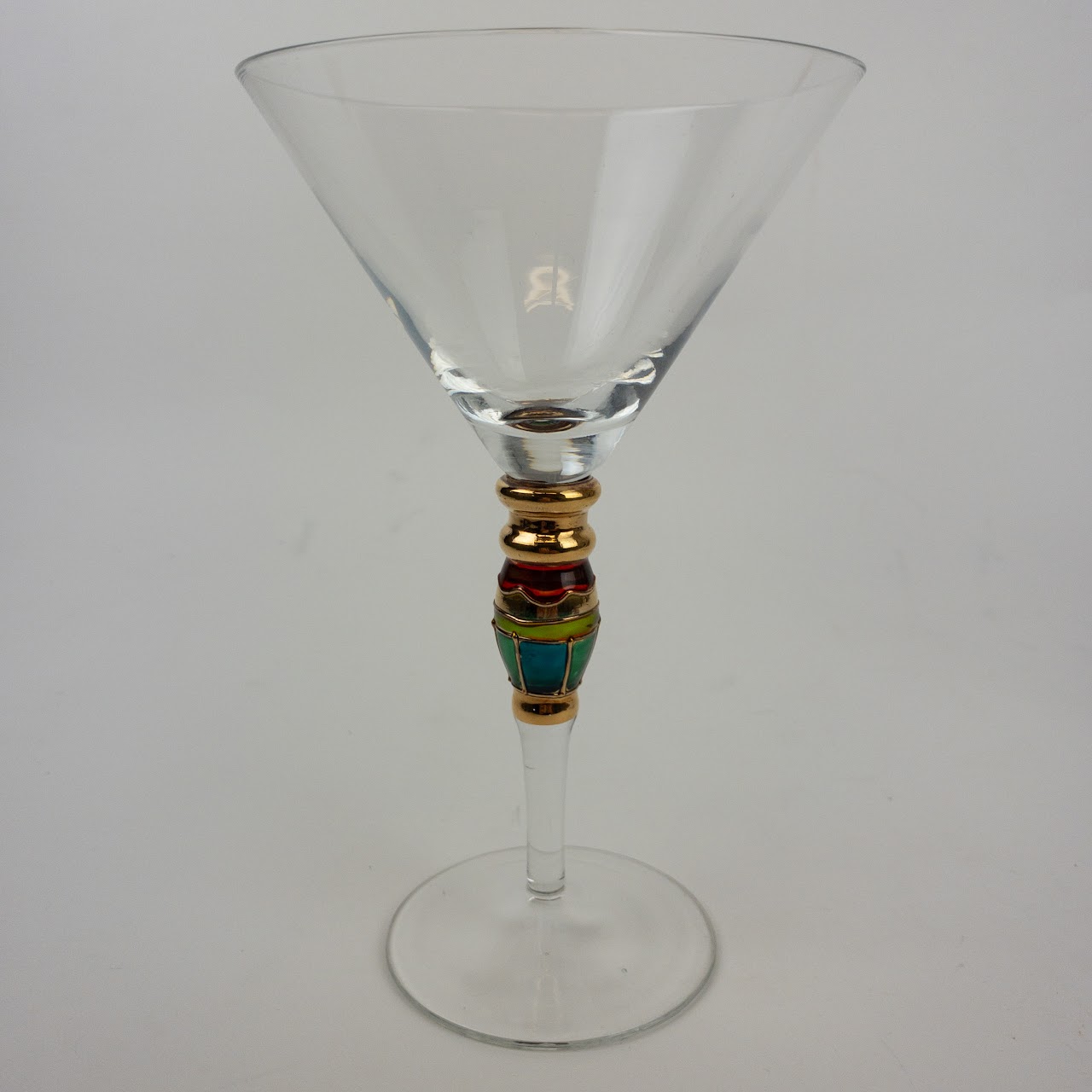 Art Glass Martini Trio