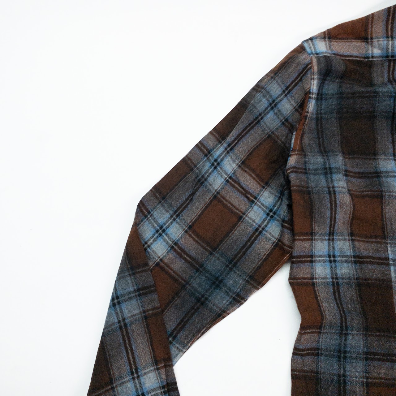 Lanvn Wool Plaid Shirt