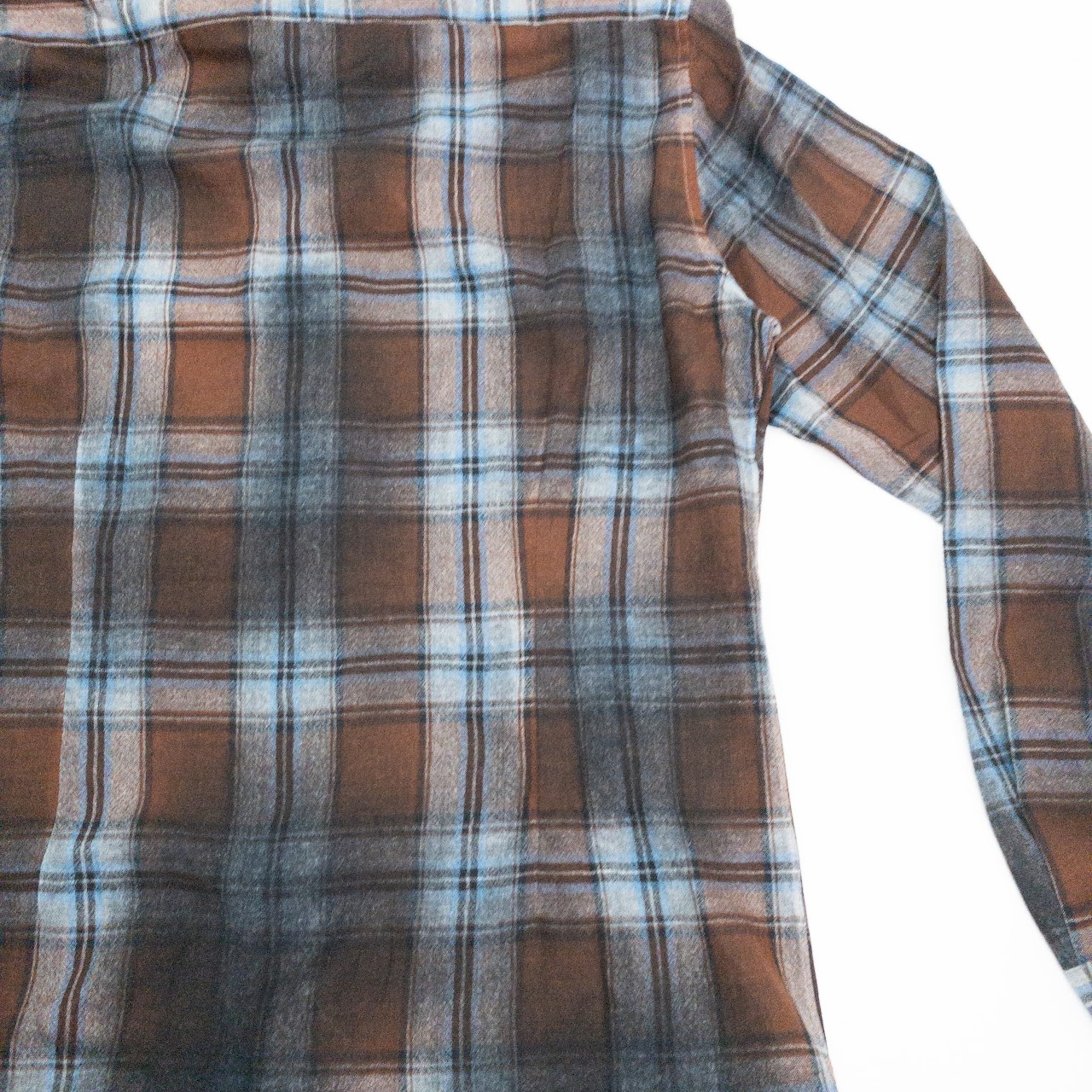 Lanvn Wool Plaid Shirt