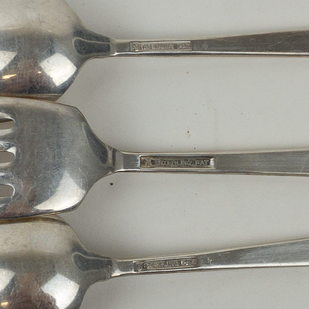 Sterling Silver Five Piece Flatware Lot