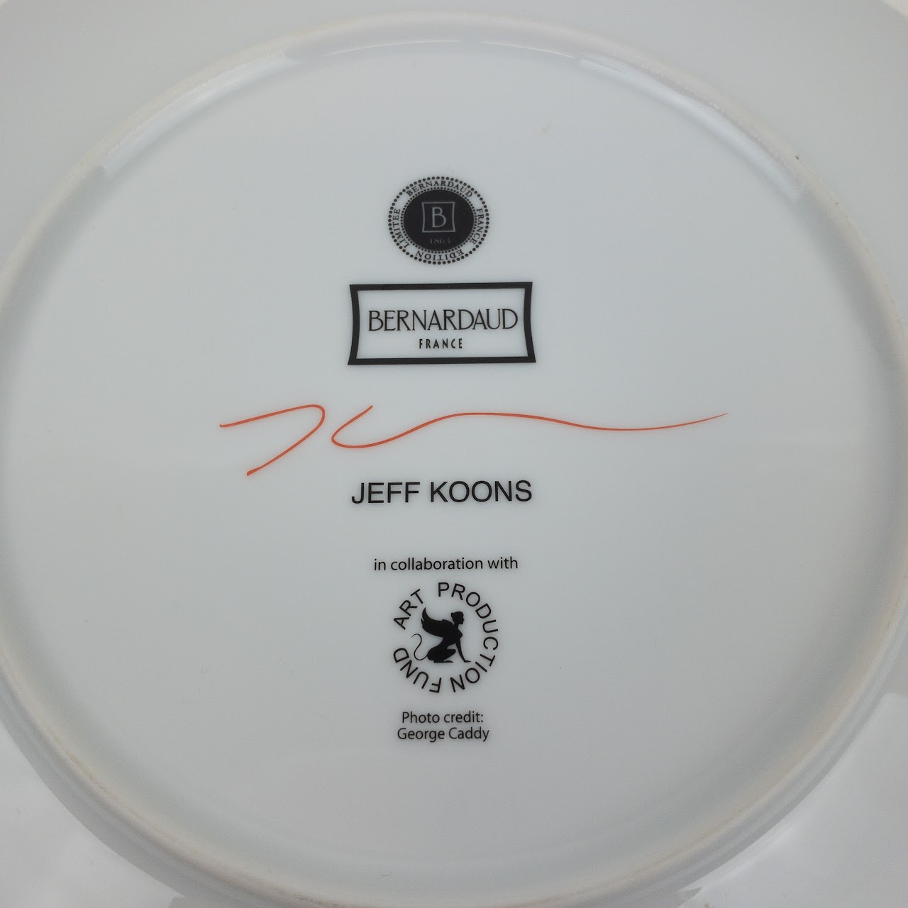 Bernardaud X Jeff Koons Limited Edition Plate