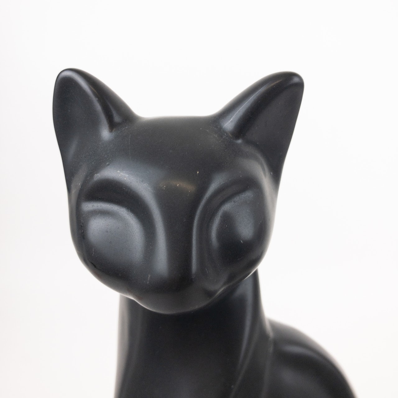 1980's Deco Ceramic Cat Statuette Pair