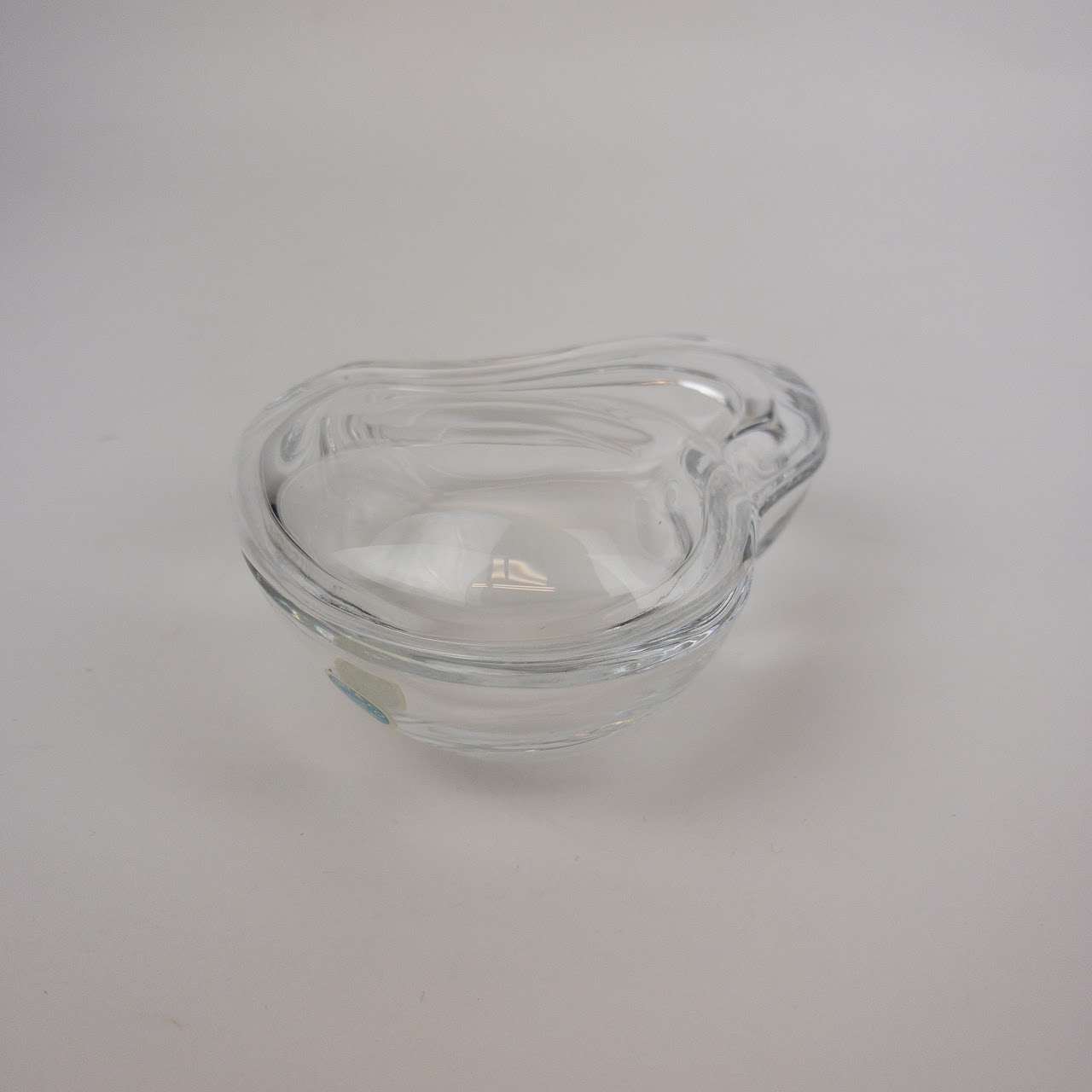 Tiffany & Co. For Elsa Peretti Lidded Heart Crystal Dish