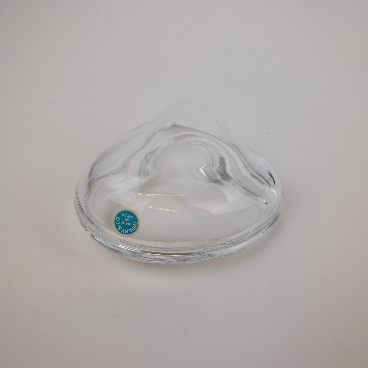 Tiffany & Co. For Elsa Peretti Lidded Heart Crystal Dish