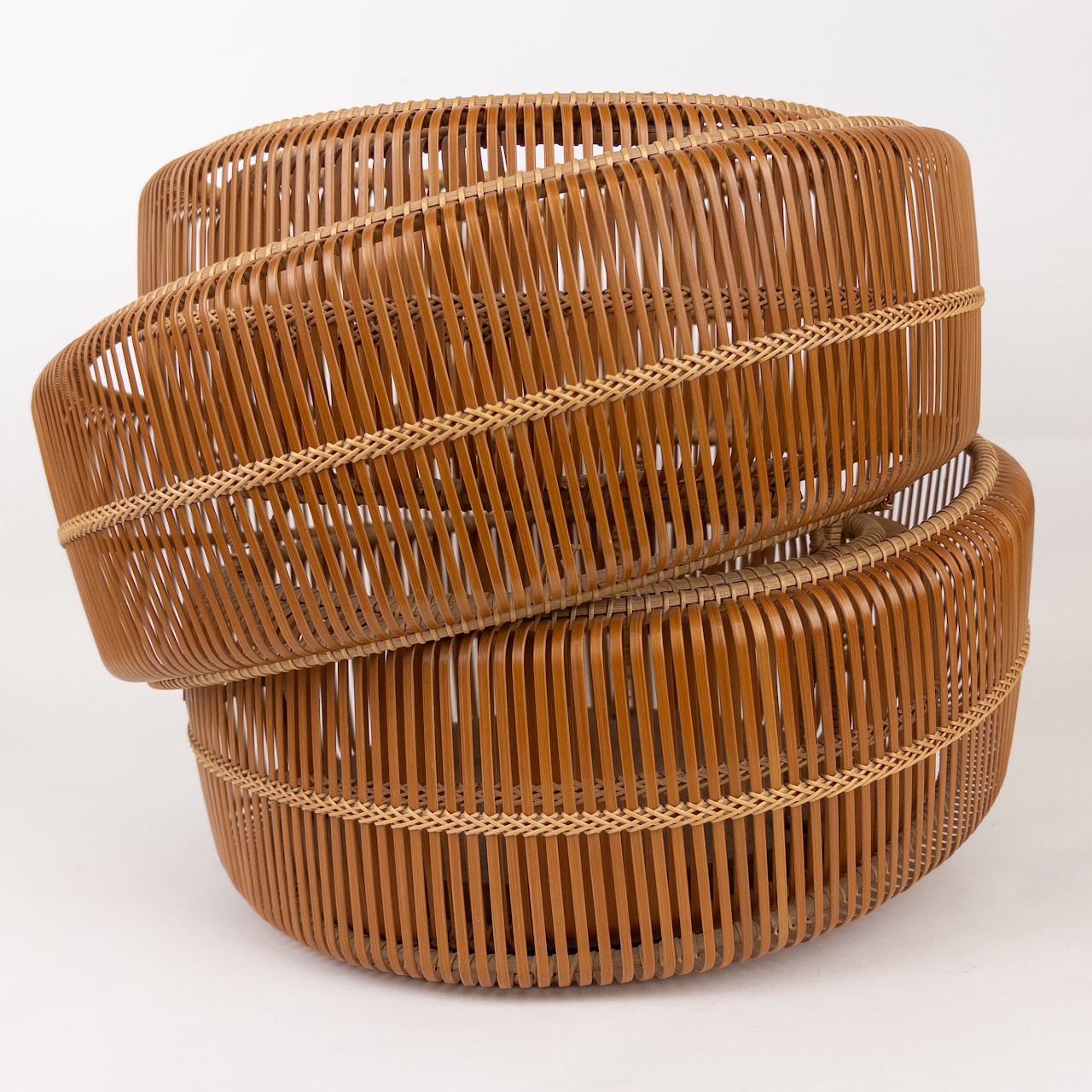 Oda Koyu Japanese Take Kogei Bamboo Art Basket