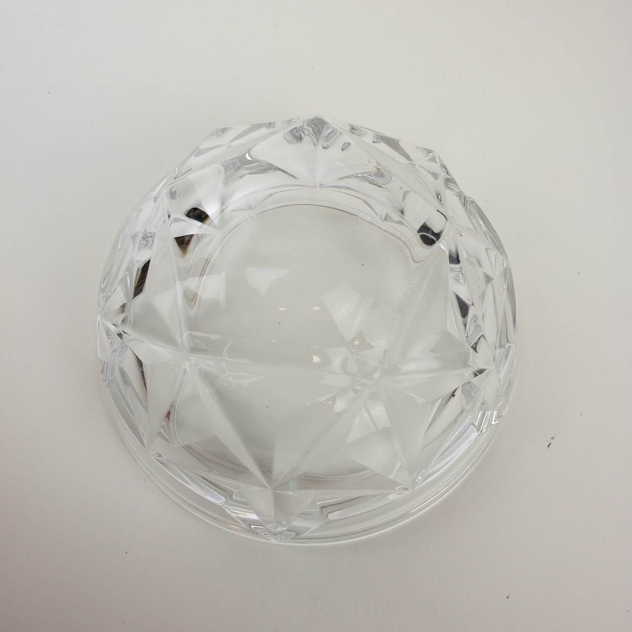 Tiffany & Co. Crystal Star Bowl