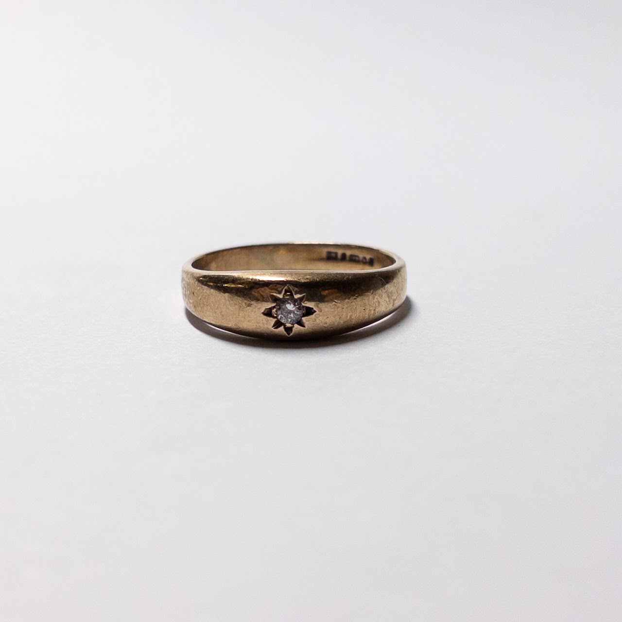 9K Gold and CZ Ring