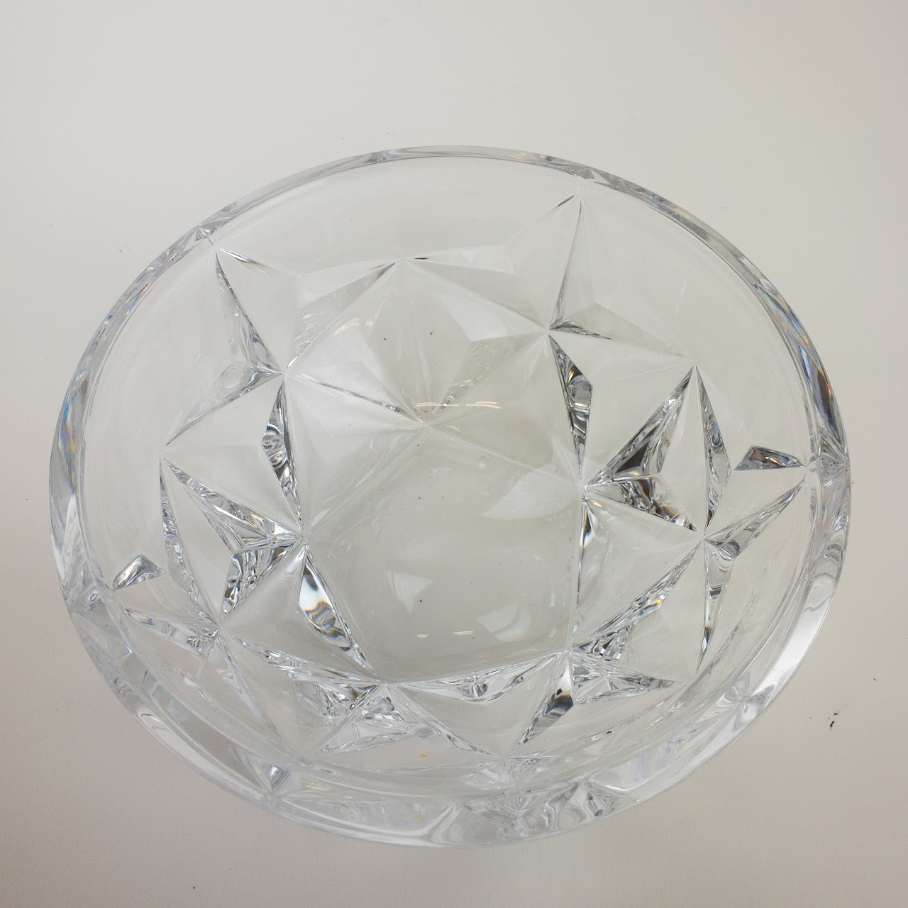 Tiffany & Co. Crystal Star Bowl