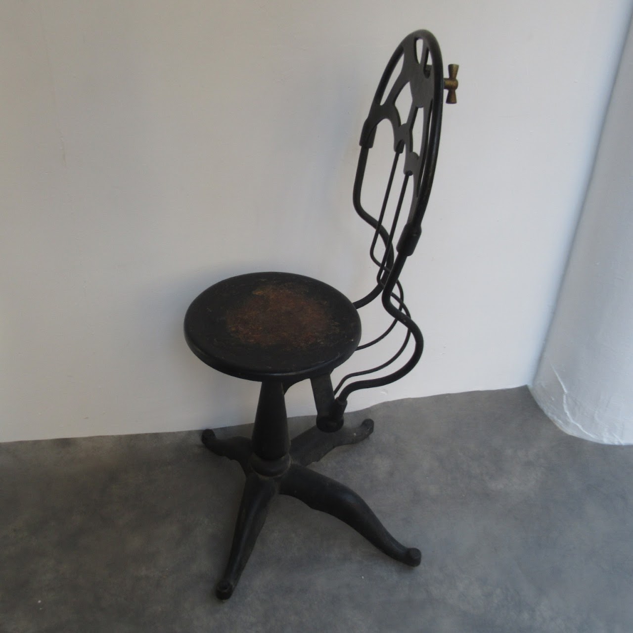 Vintage Cast Iron Chair