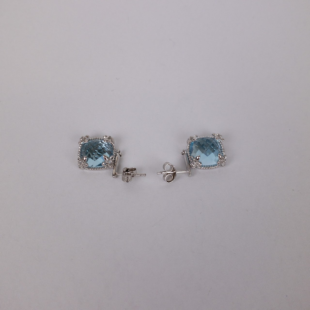 Phillip Gavriel MINT Sterling Silver Blue Stone Earrings