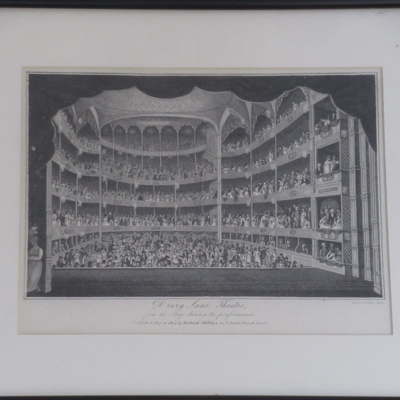 'Drury Lane Theater' Engraving