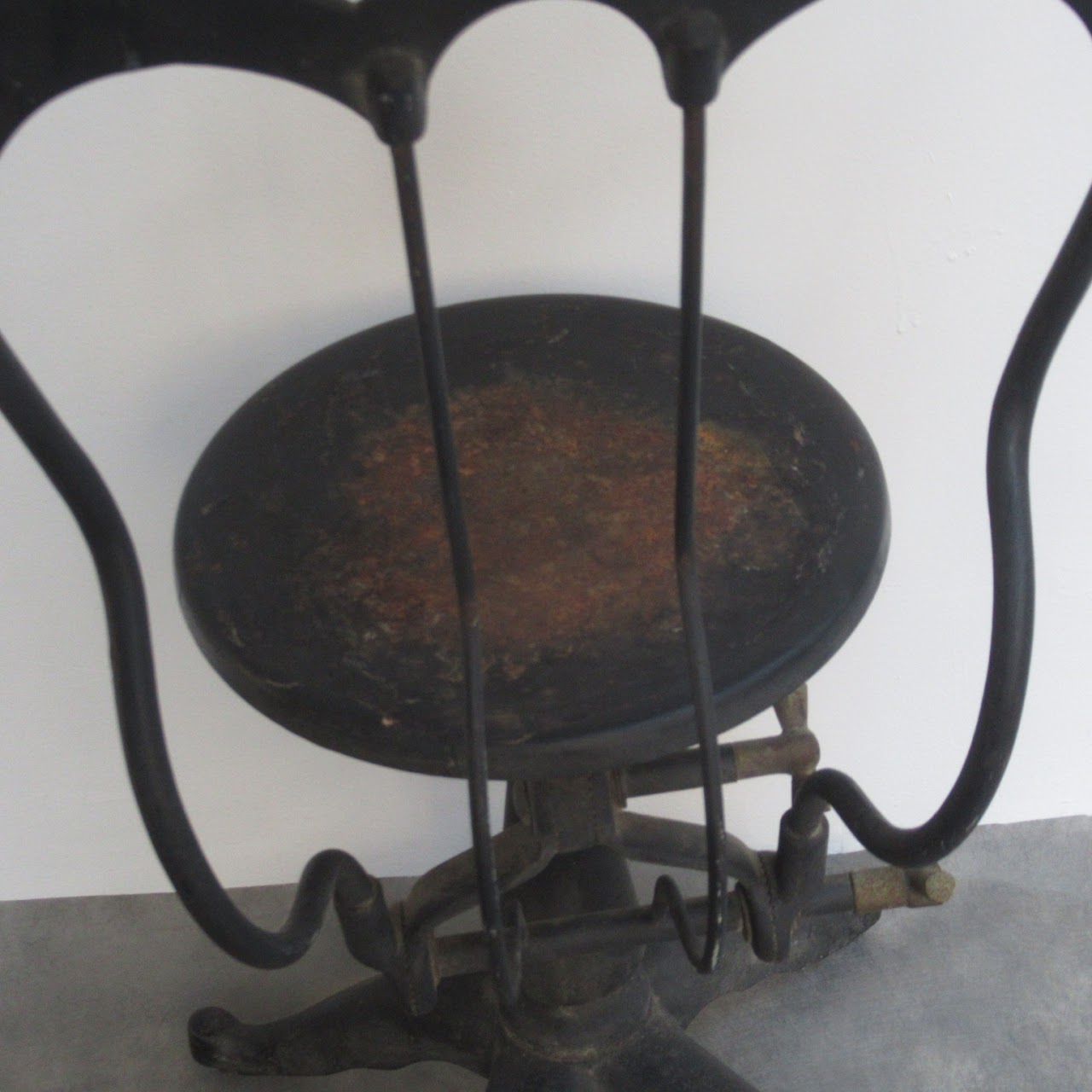 Vintage Cast Iron Chair