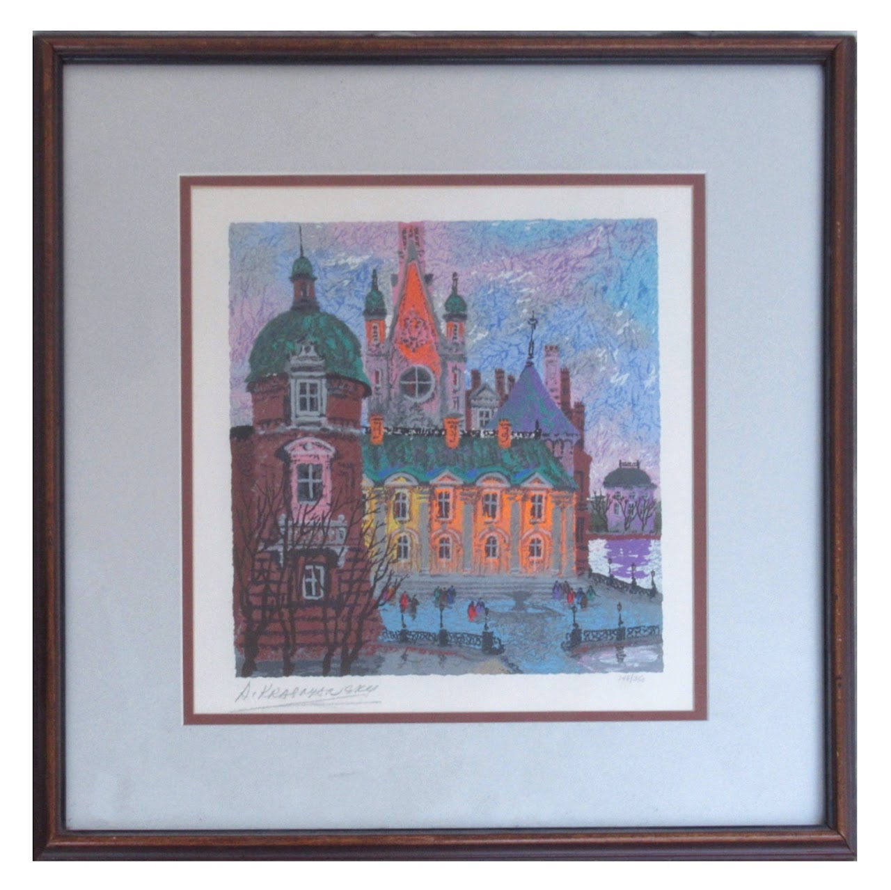 Anatole Krasnyansky Signed Serigraph