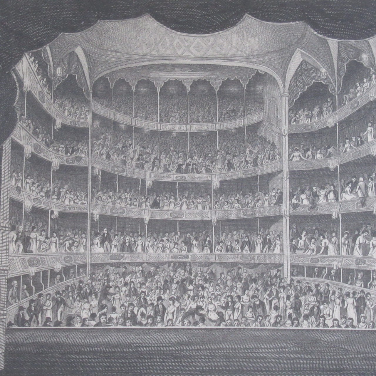 'Drury Lane Theater' Engraving