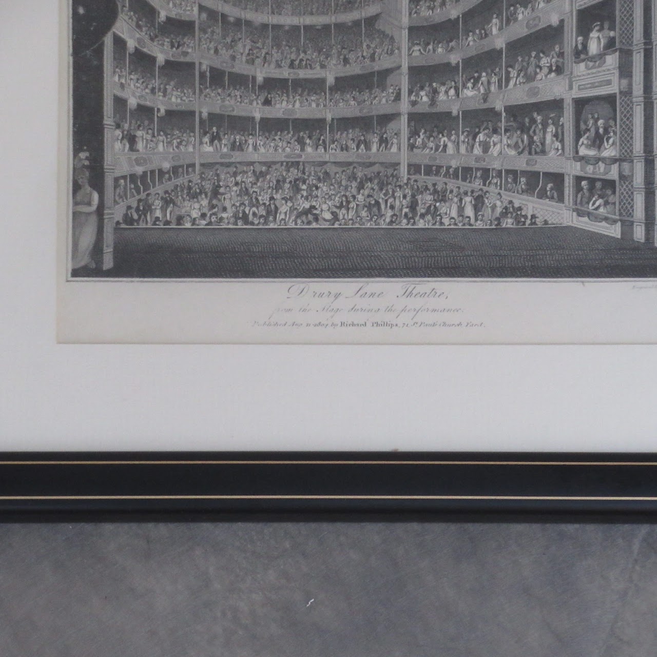 'Drury Lane Theater' Engraving