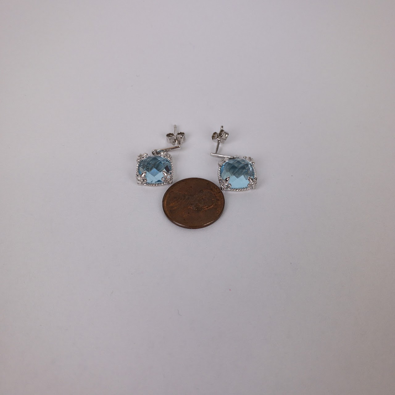 Phillip Gavriel MINT Sterling Silver Blue Stone Earrings
