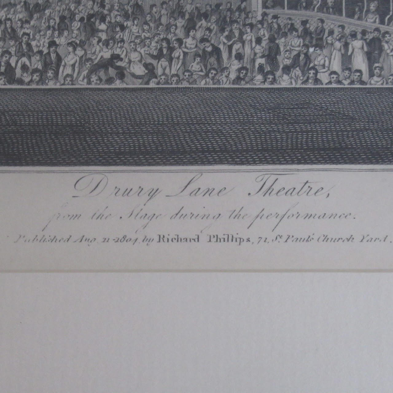 'Drury Lane Theater' Engraving