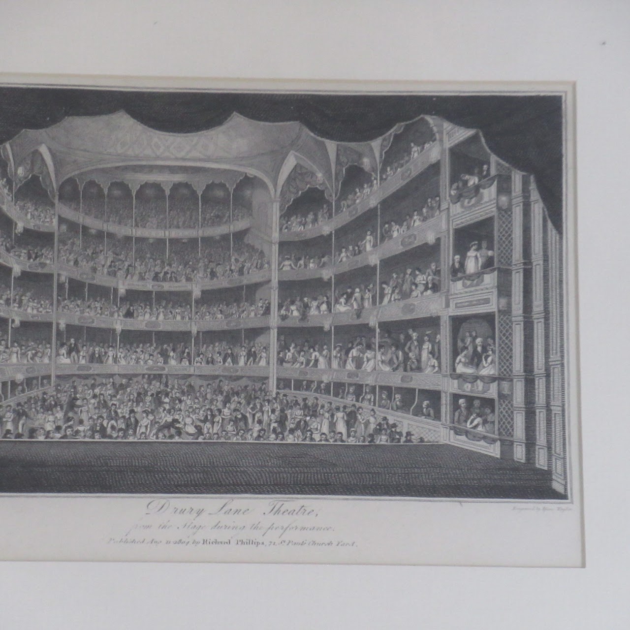 'Drury Lane Theater' Engraving