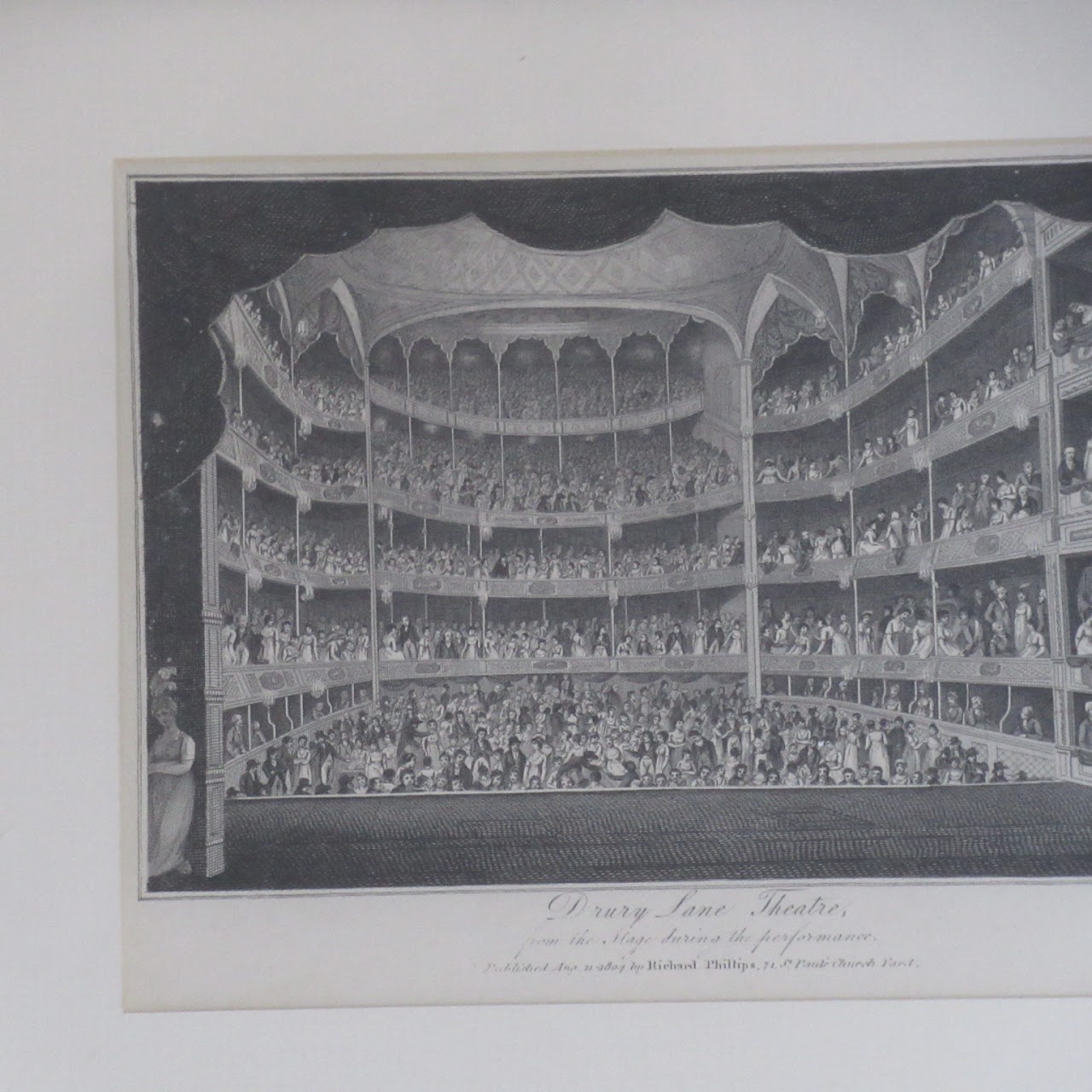 'Drury Lane Theater' Engraving