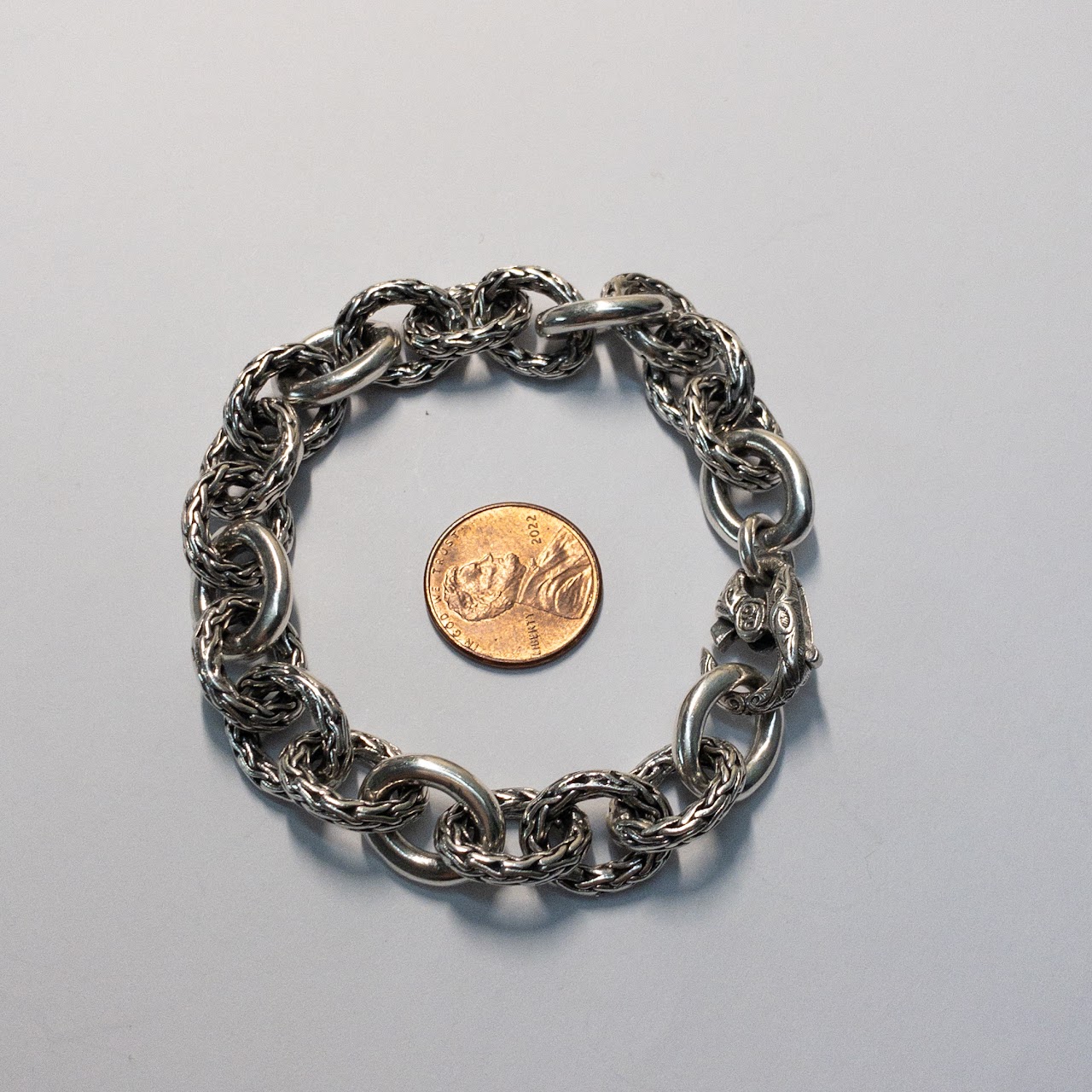 Philip Gavriel Royal Chain Sterling Silver Large Rolo Link Bracelet