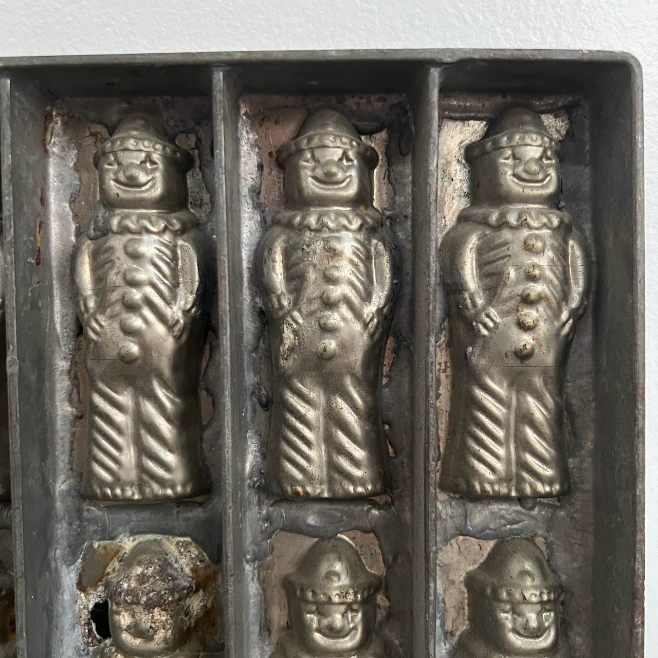Antique Industrial Circus Clown Candy Mold